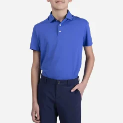 Kids KJUS Boys' Polo Self Collar S/S