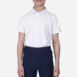 Kids KJUS Girls' Polo Self Collar S/S