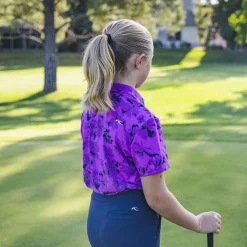 Kids KJUS Girls' Printed Polo S/S