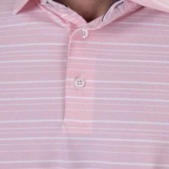 Men KJUS Men'S Soren Melange Stripe Polo S/S