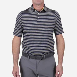 Men KJUS Men'S Soren Multi Stripe Polo S/S