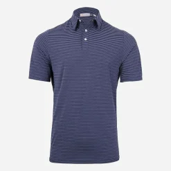 Men KJUS Men'S Twill Stripe Polo S/S