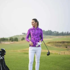 Women KJUS Women'S Sunshine Printed Half-Zip