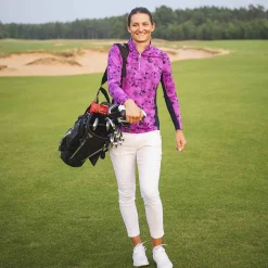 Women KJUS Women'S Sunshine Printed Half-Zip